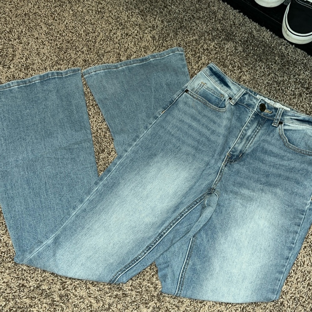 Indigo Rein Flare Leg Jeans